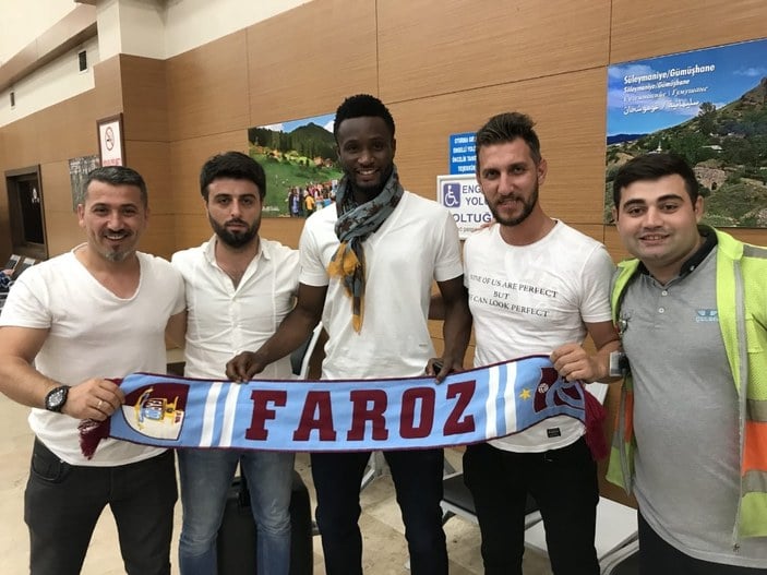 Obi Mikel, Trabzon’a geldi