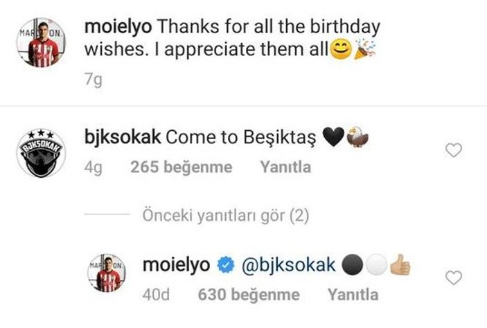 Elyounoussi'den Come to Beşiktaş çağrısına cevap