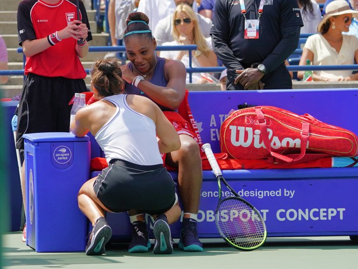 Serena Williams'a finalde sakatlık şoku