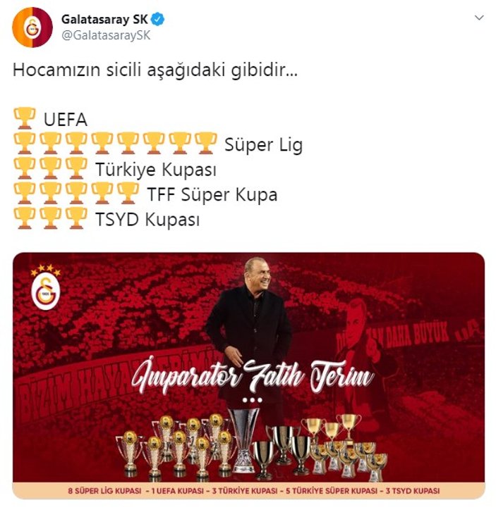 Galatasaray'dan Ali Koç'a Fatih Terim cevabı