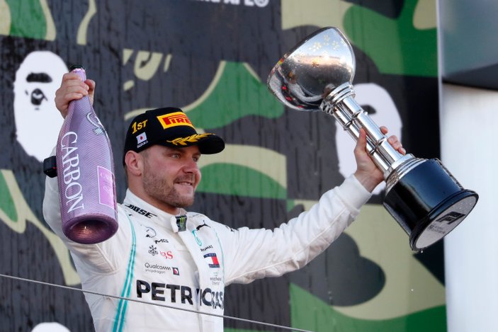 Bottas kazandı Mercedes şampiyon oldu
