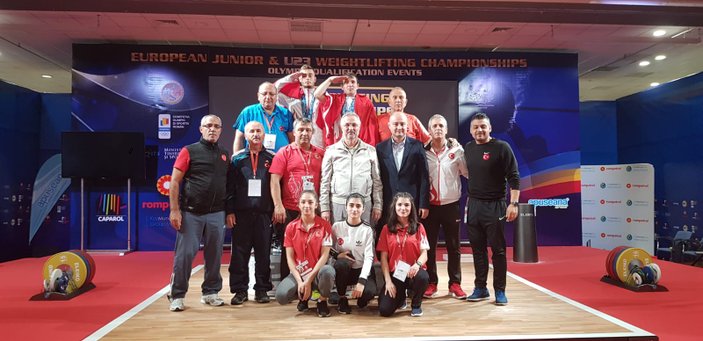 Genç halterci Gamze Karakol Avrupa şampiyonu