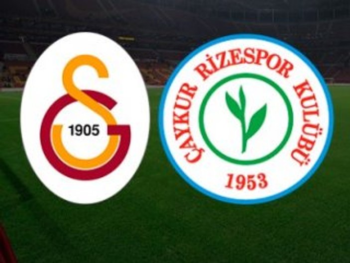 Galatasaray-Rizespor maçının muhtemel 11'leri