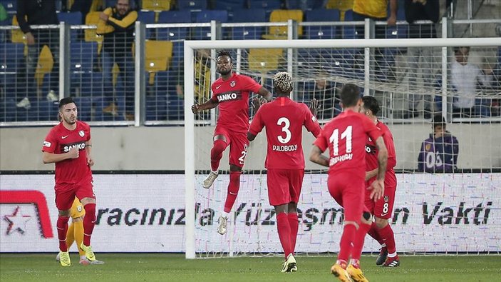 Gaziantep, Ankara'da son dakika golüyle kazandı