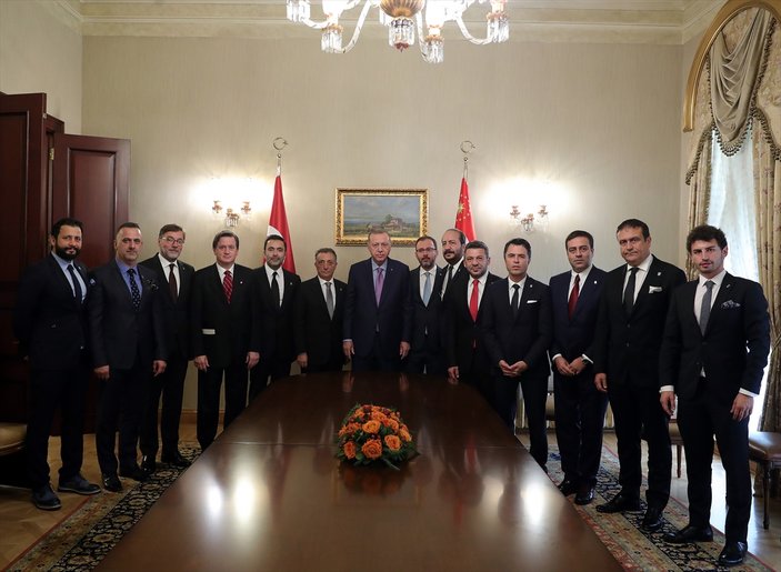 Ahmet Nur Çebi'den Erdoğan'a ziyaret