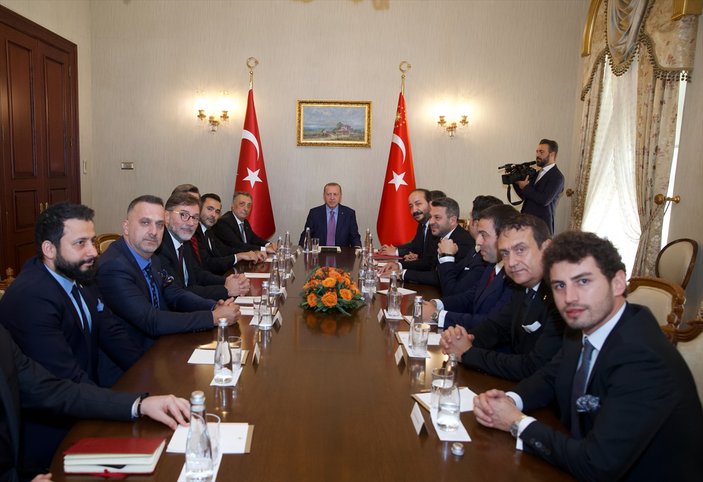 Ahmet Nur Çebi'den Erdoğan'a ziyaret