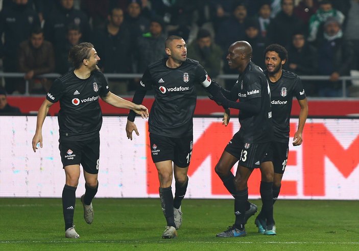 Burak Yılmaz attı, Beşiktaş Konya'dan 3 puanla döndü