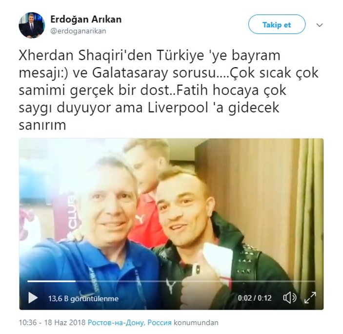 Galatasaray'dan Shaqiri atağı