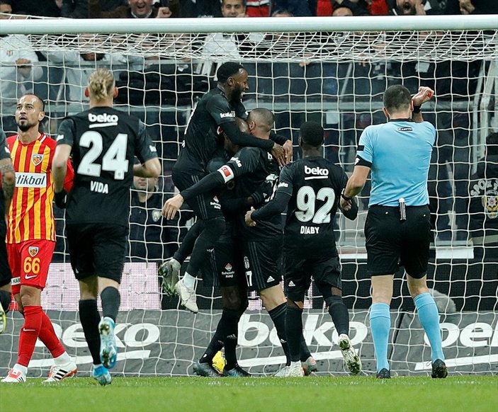 Beşiktaş, Kayserispor'u rahat yendi
