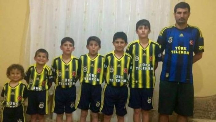 6 çocuk babası fanatik Fenerbahçe taraftarı