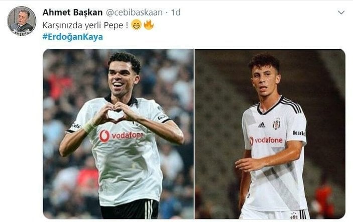 Erdoğan Kaya ilk maçında gol attı
