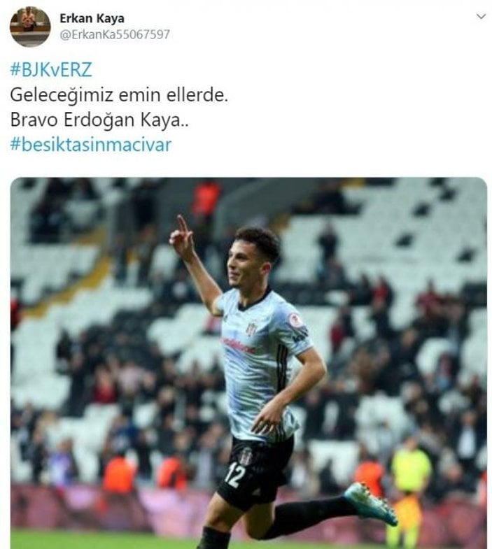 Erdoğan Kaya ilk maçında gol attı