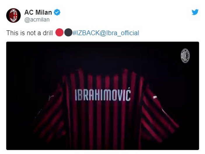 Zlatan Ibrahimovic AC Milan ile anlaştı