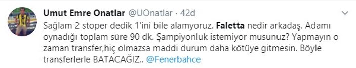 Fenerbahçe, Falette'yi istiyor