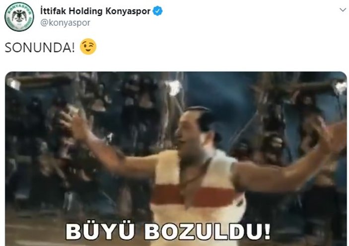 Konyaspor'un galibiyet hasreti bitti