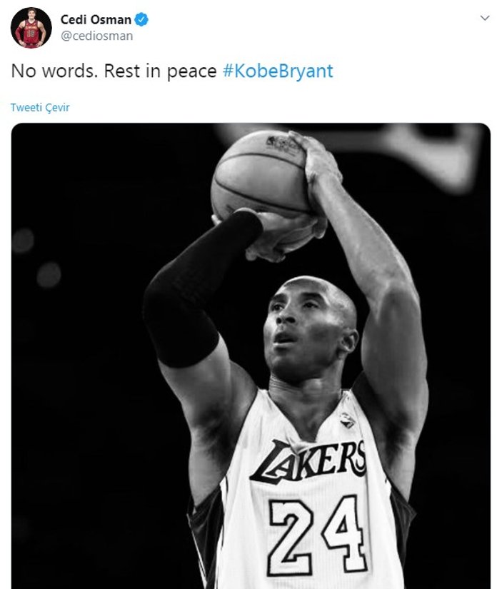 Cedi Osman'dan Kobe Bryant paylaşımı