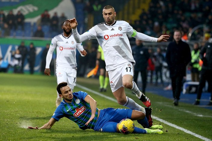 Beşiktaş, Rize'den 3 puanla döndü