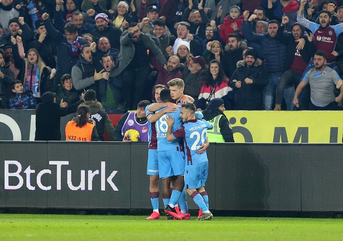 Trabzonspor, ilk yarıda maçı bitirdi