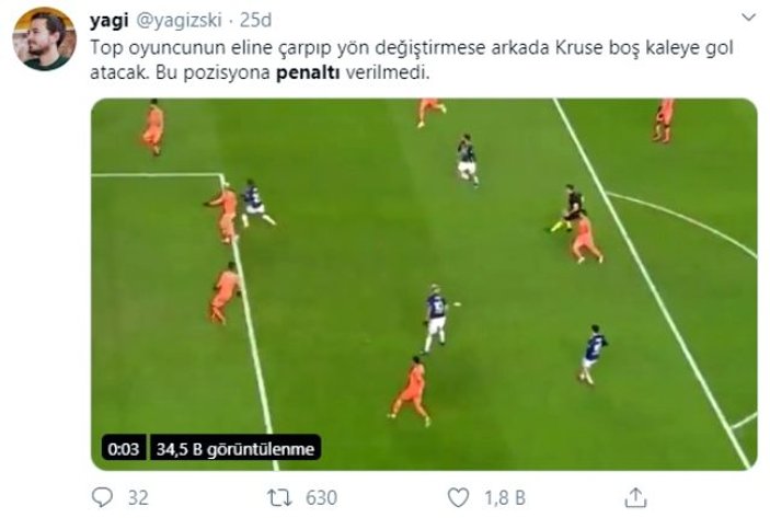 Fenerbahçe'den penaltı isyanı
