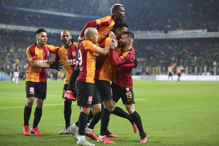 Kadıköy'de kazanan Galatasaray kadrosu