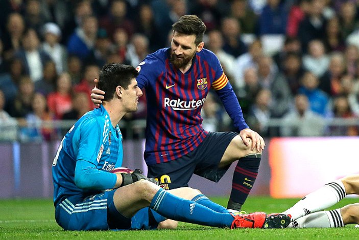 Courtois: Messi benim için sıradan bir futbolcu