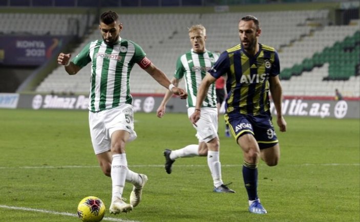 Fenerbahçe'nin 9 kişi Konyaspor'a isabetli şutu yok