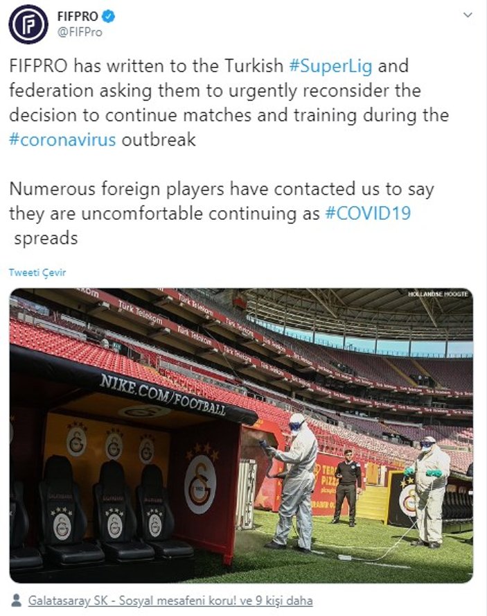 Futbolcular, TFF'yi şikayet etti