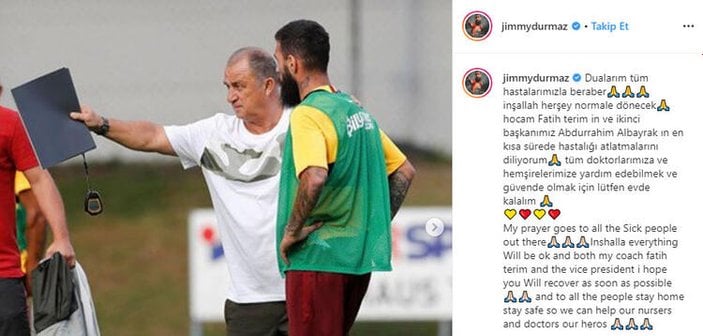 Fatih Terim'e geçmiş olsun mesajları yağdı