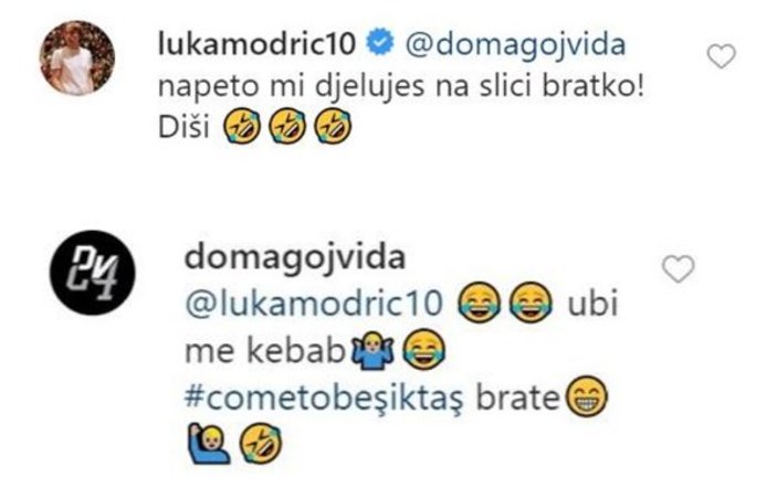 Vida'dan Modric'e: Come to Beşiktaş