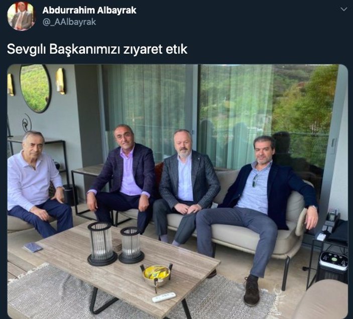Abdurrahim Albayrak'tan Mustafa Cengiz'e hasta ziyareti