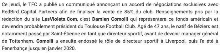 Damien Comolli, kulüp başkanı oluyor