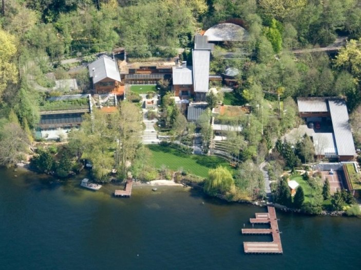 Dünyanın en zengin adamı Bill Gates'in muhteşem evi