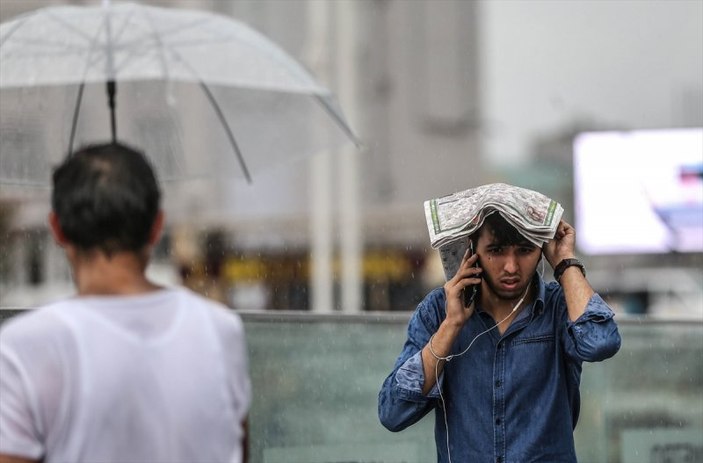 İstanbul'da sağanak yağış