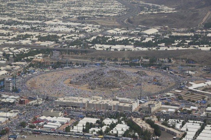 Arafat havadan görüntülendi