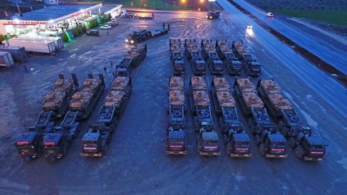 Afrin için takviye birlikler sınırda