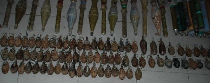 14 teröristin öldürüldüğü operasyondan kareler