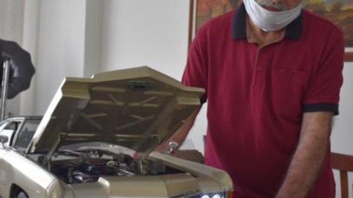 Sivas'ta klasik otomobilin minyatürünü 36 yılda yaptı