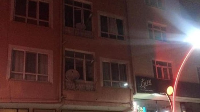 Çorum'da bir binada yangın çıktı