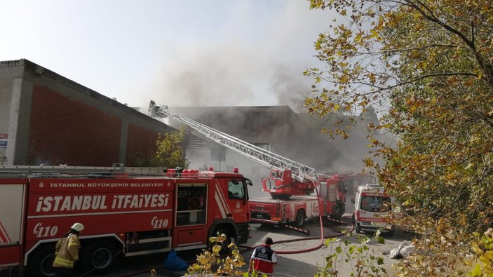 İstanbul'da, Atatürk Sanayi Sitesi'nde yangın