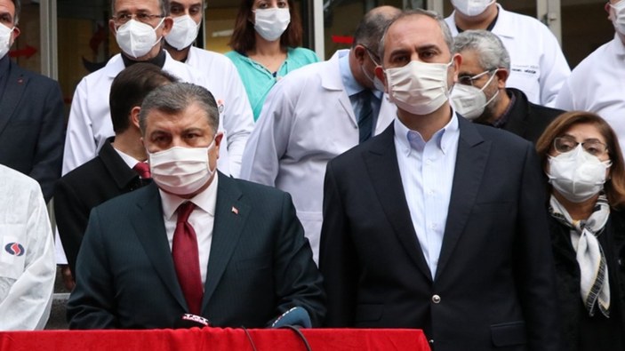 Fahrettin Koca ve Abdulhamit Gül'den Gaziantep'te açıklama