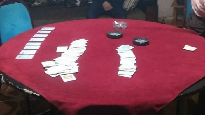 Ardahan'da kumar baskınında, 30.200 TL ceza kesildi