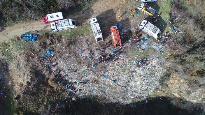 İstanbul'daki çöp dağı temizlendi