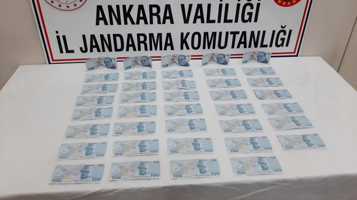 Ankara'daki yolcu, üzerinde sahte parayla yakalandı