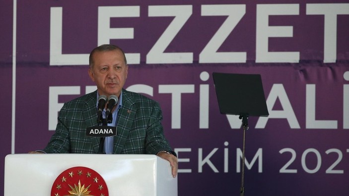 Cumhurbaşkanı Erdoğan, 5. Uluslararası Adana Lezzet Festivali'nde