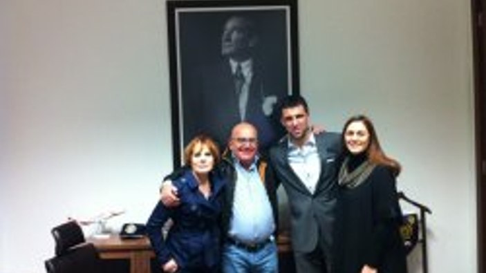 Hakan Şükür İtalyan mevkidaşını ağırladı