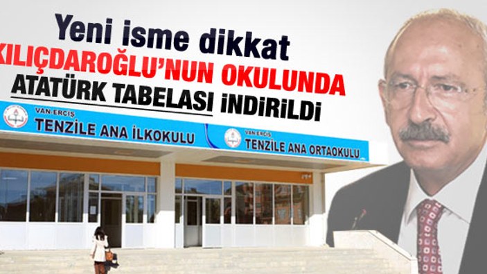 Adı değiştirilen okul Kılıçdaroğlu'nun okuduğu okul çıktı