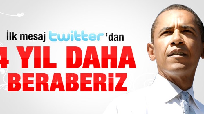 Obama Twitter'dan ABD'lilere teşekkür etti