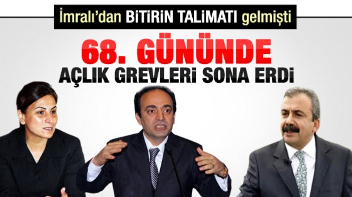 Cezaevlerindeki açlık grevleri sona erdi