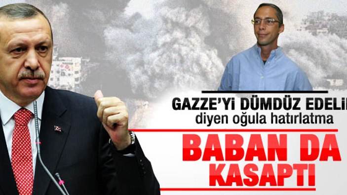 Erdoğan'dan Şaron'un oğluna sert yanıt