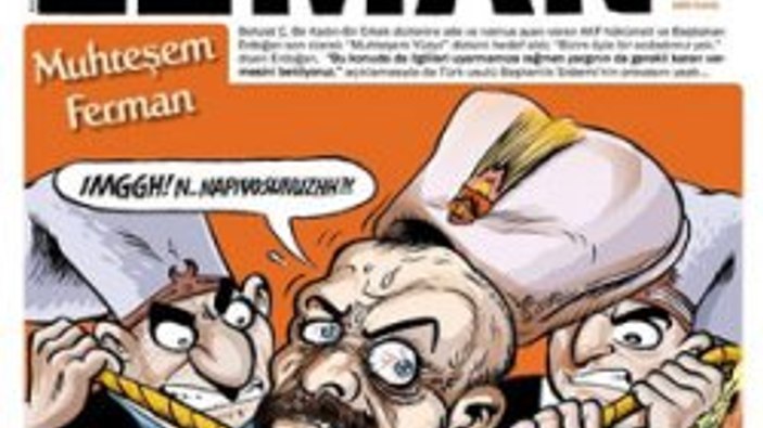 Leman dergisi Kanuni'yi boğdurtuyor